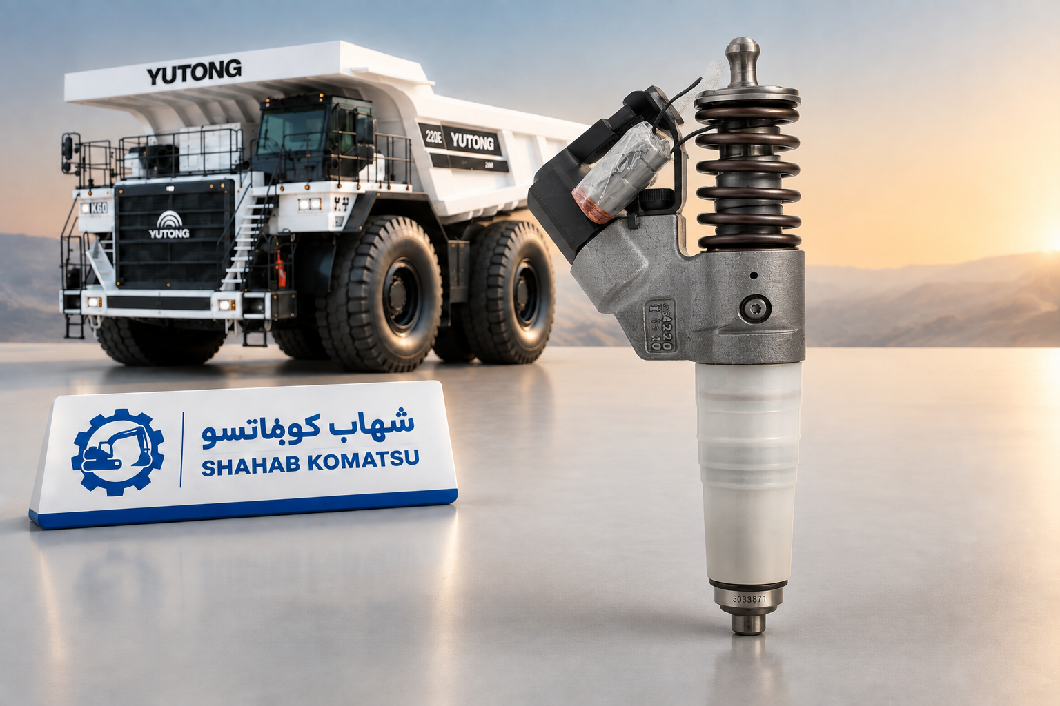 سوزن انژکتور دامپتراک یوتانگ ۶۰ تن